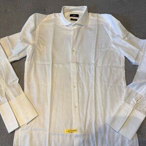 Boss Hugo Boss slim fit dress shirt - size 14.5, french cuffs